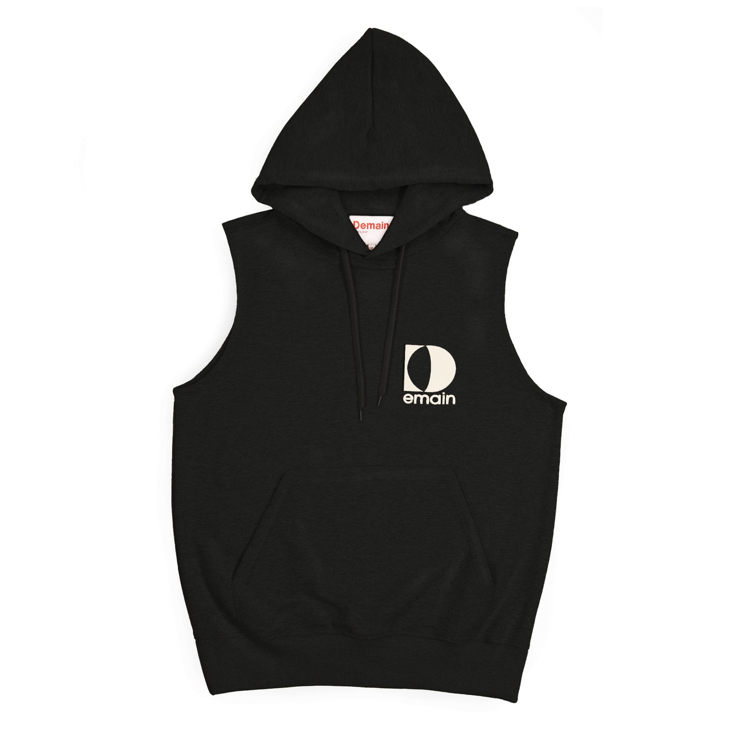 Sleeveless hoodie woman Original D/heart Black