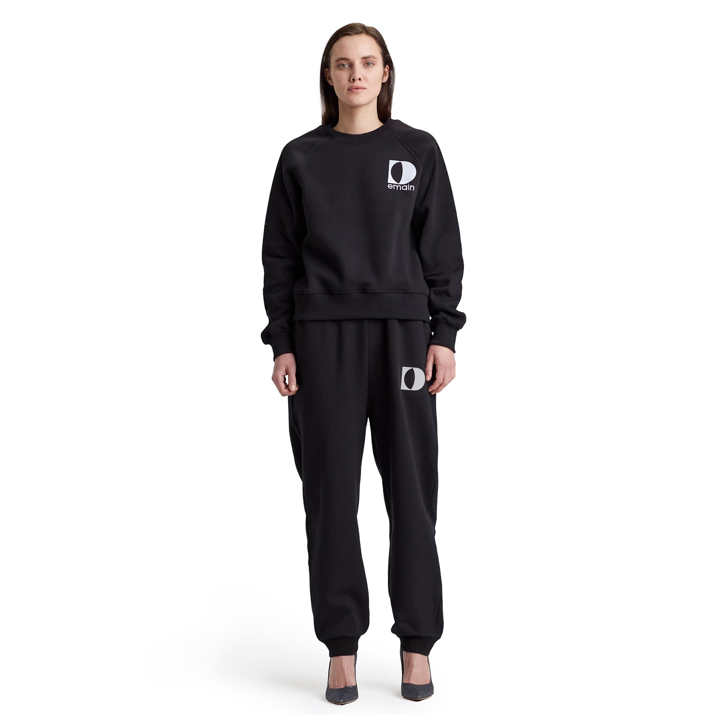 Sweatshirt woman Original heart black