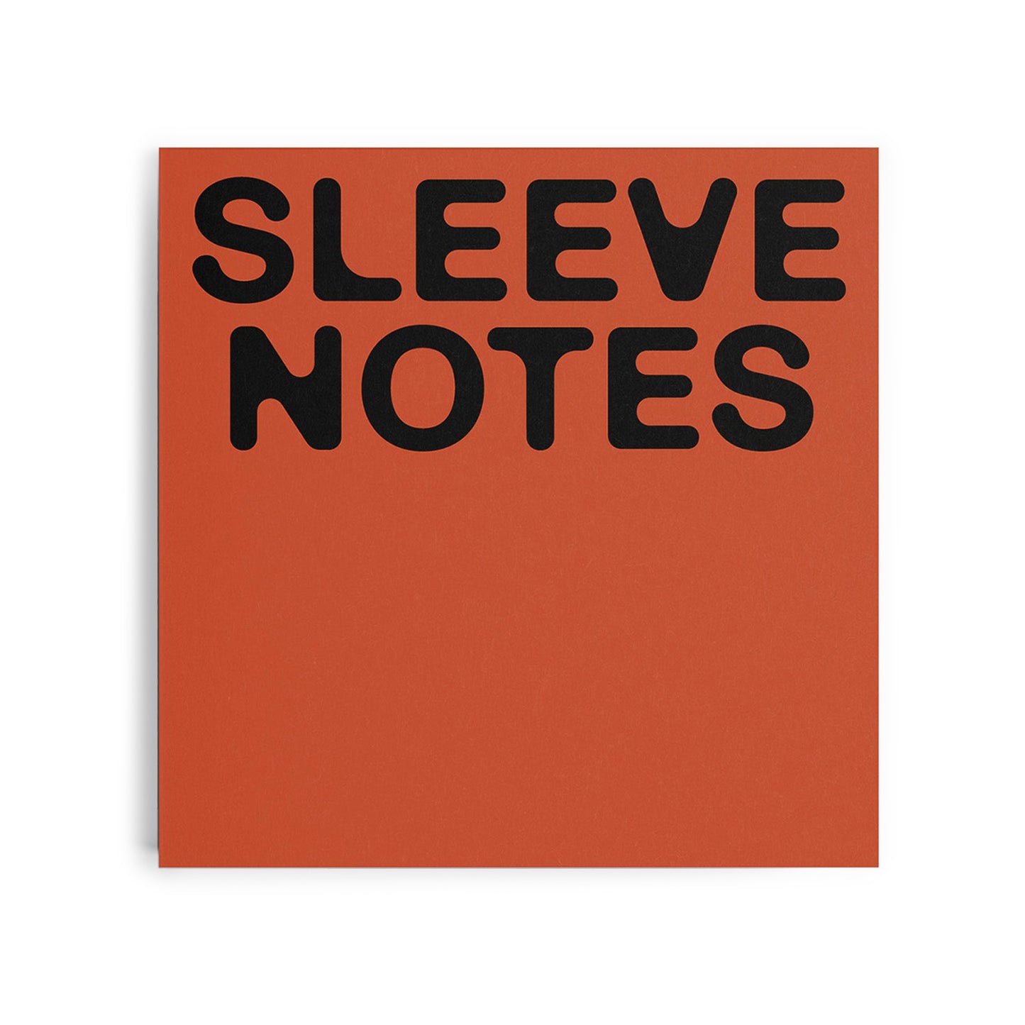 Sleeve notes
