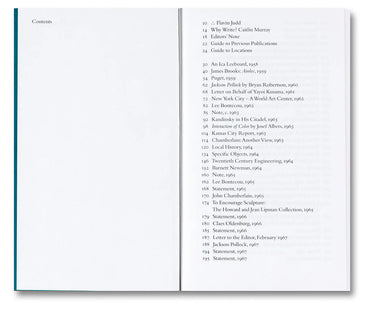 Donald Judd: Writings