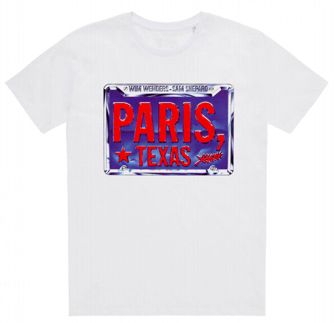 Wim Wenders PARIS,TEXAS Licence Plate Shirt