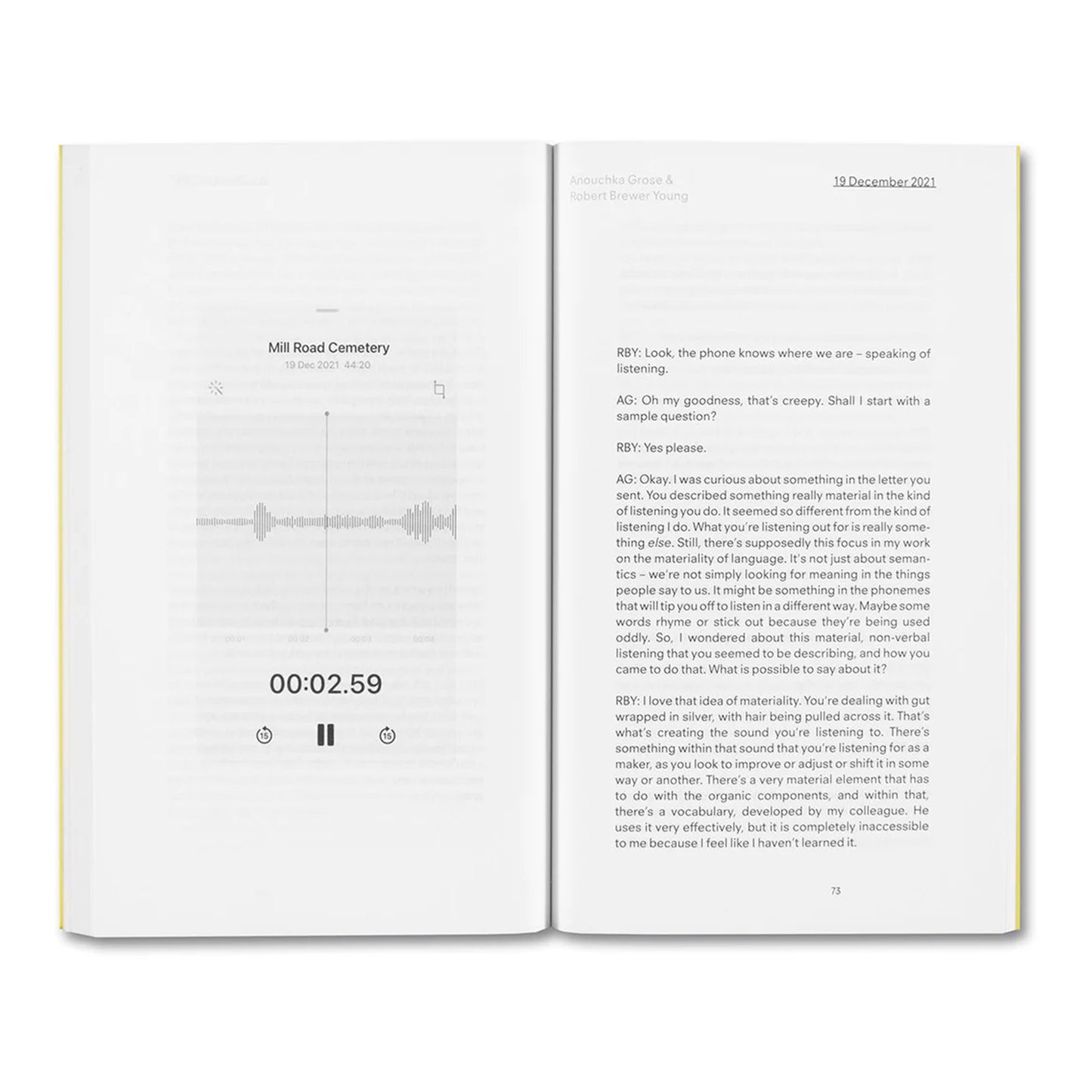 Uneasy Listening: Notes on Hearing and Being Heard