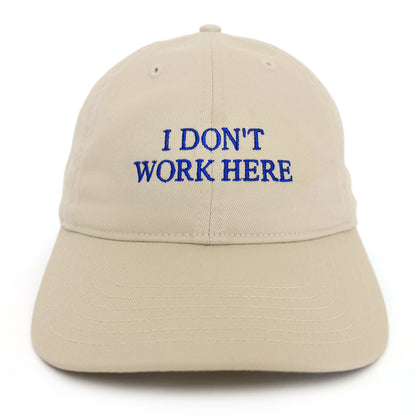 I don't work here !