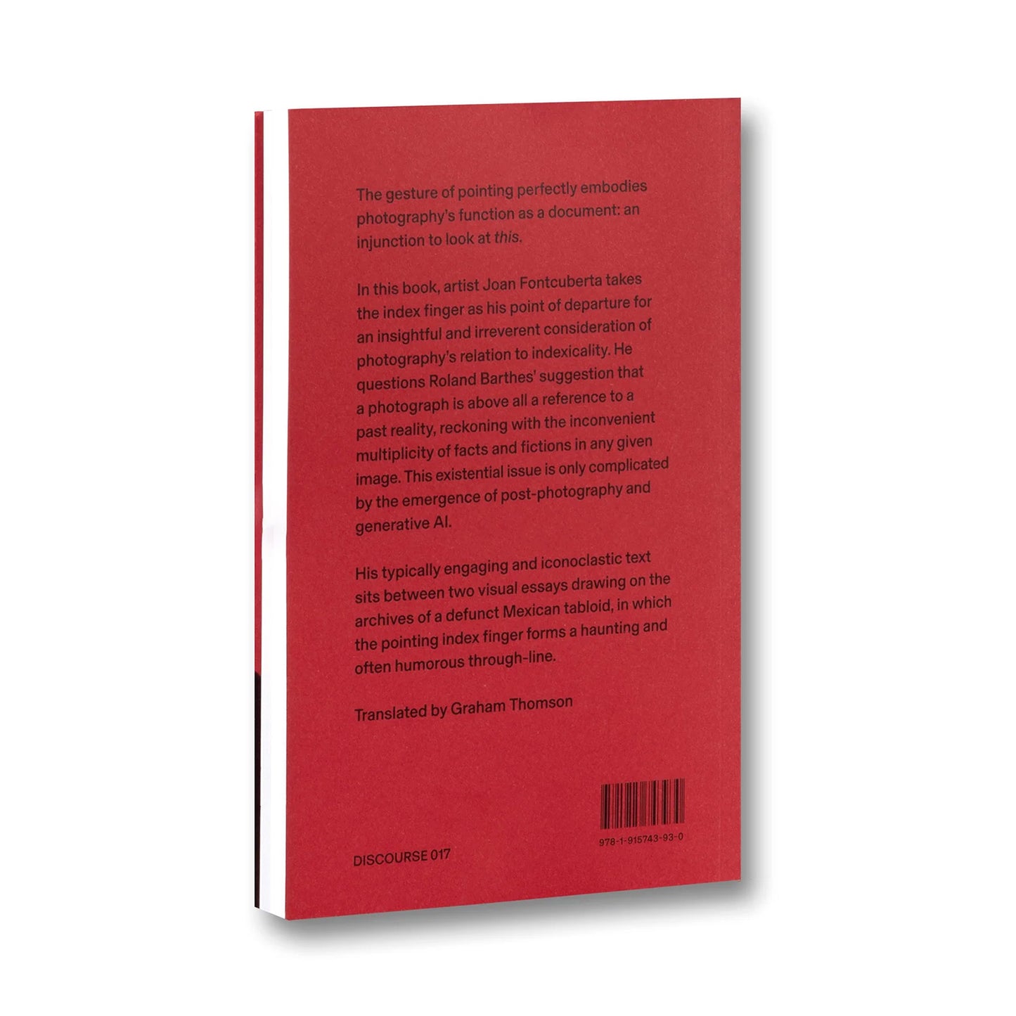 Against Barthes: The Eye and the Index