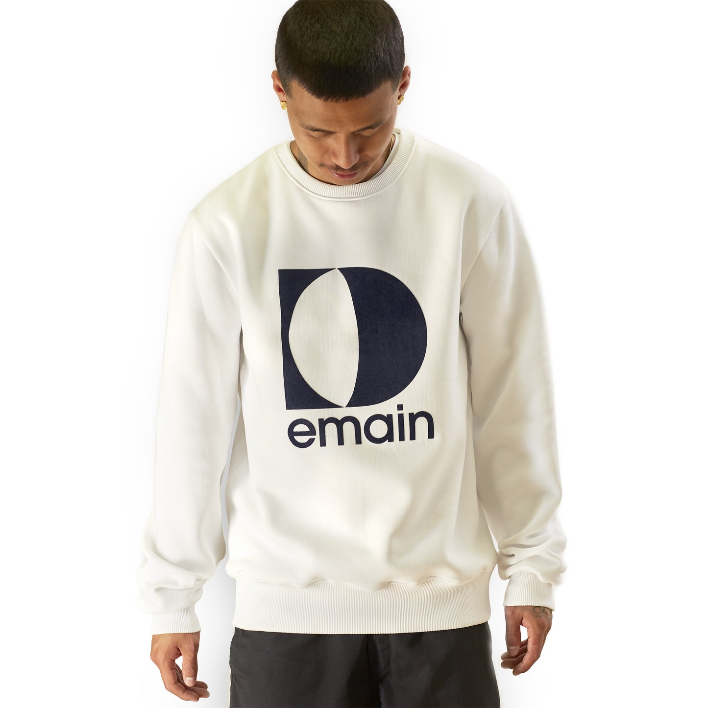 Sweatshirt man Original D White