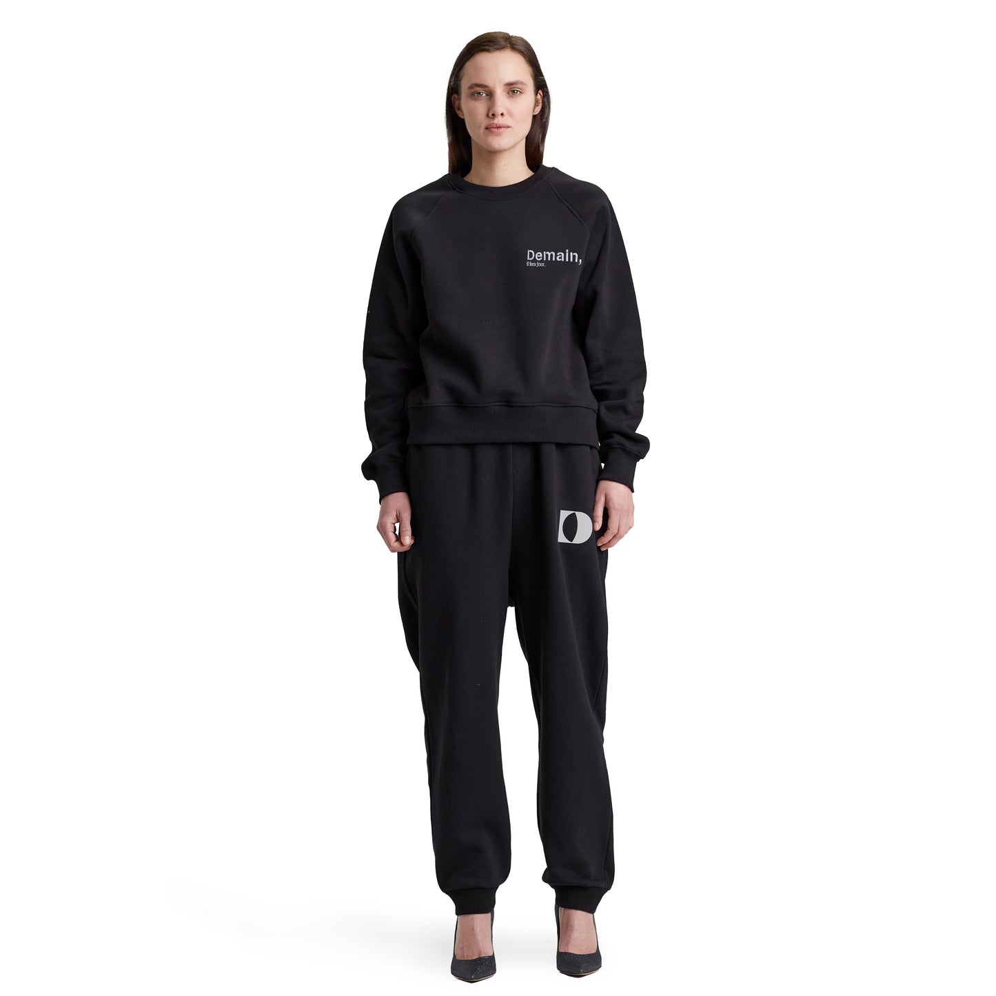 Sweatshirt woman Original D/heart black