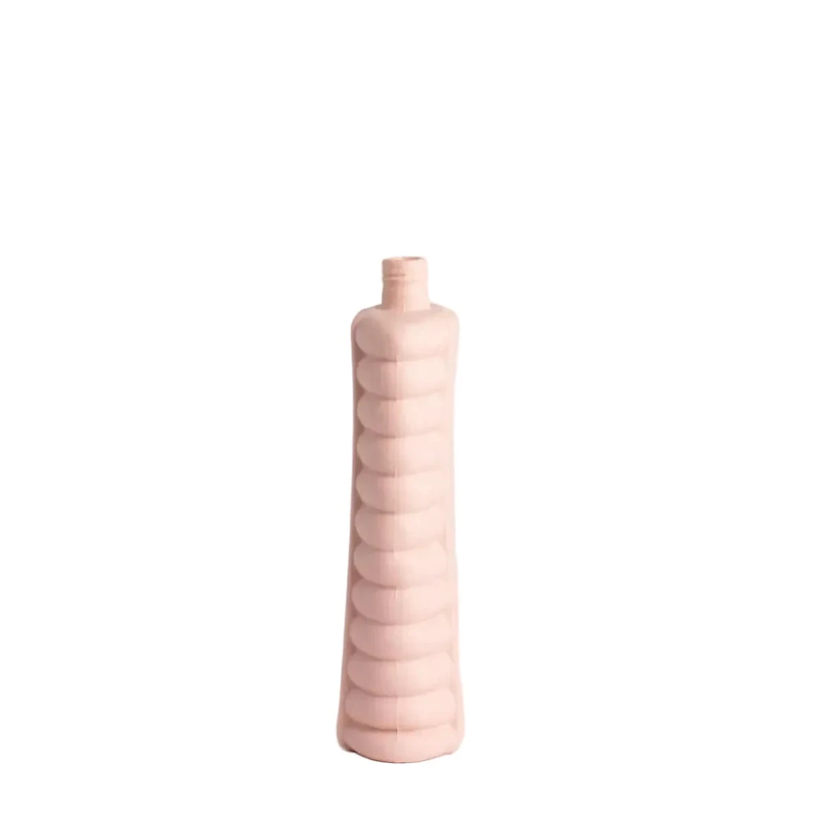 porcelain bottle vase #10 pink
