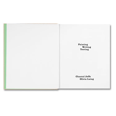 Painting Writing Texting - Chantal Joffe & Olivia Laing