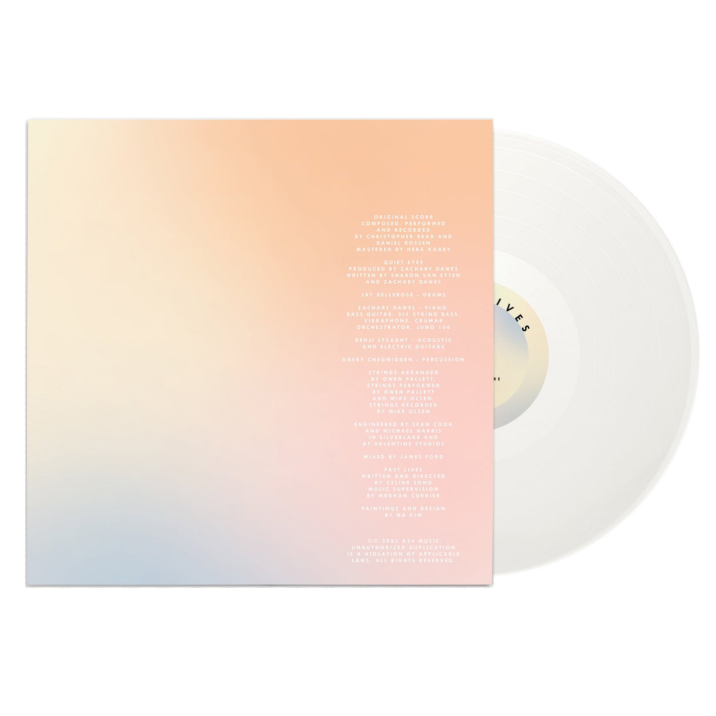 PAST LIVES - Vinyl - A24 MUSIC