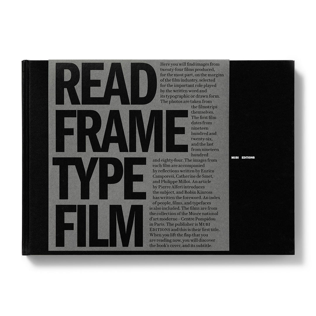Read Frame Type Film: Or, Written on the Screen