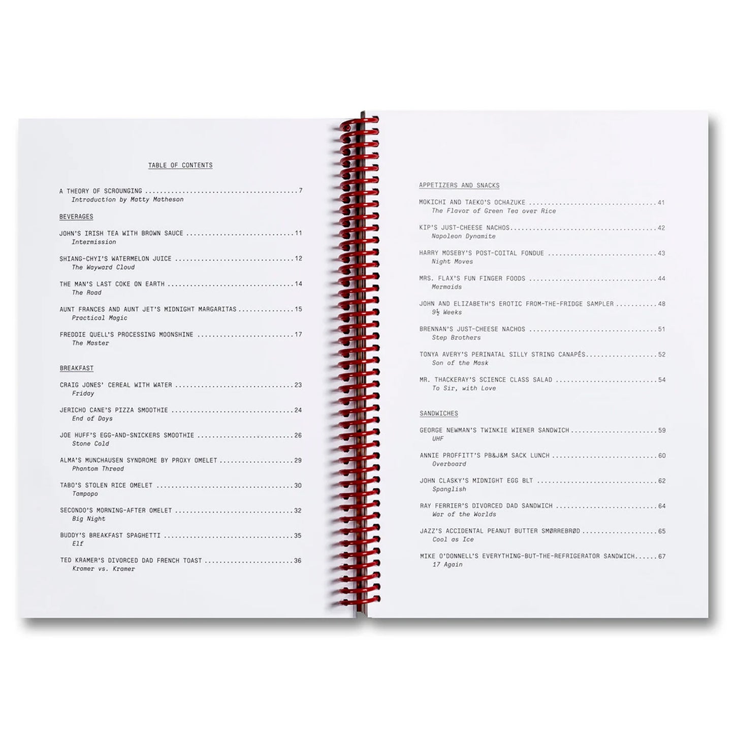 Scrounging: A Cookbook