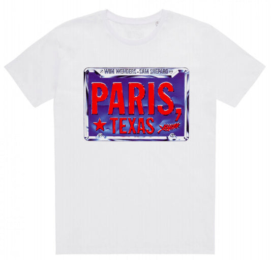 Wim Wenders PARIS,TEXAS Licence Plate Shirt